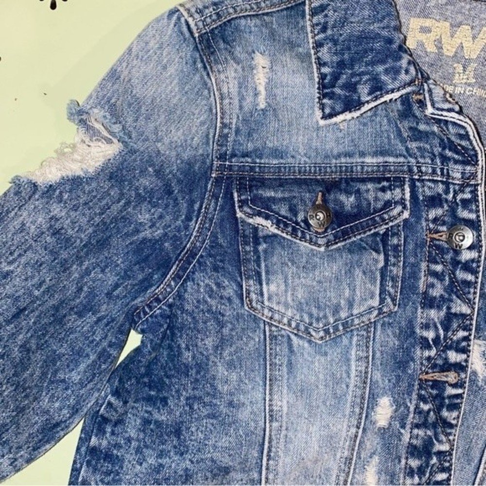 RWH destructed denim jacket - Picture 4 of 4